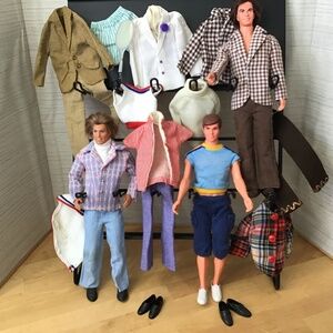 Barbie Ken Dolls and Clothes